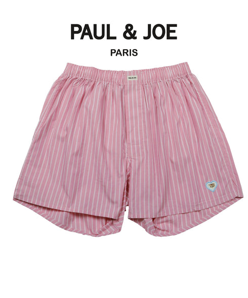 ポールアンドジョー PAUL&JOE 先染めストライプ+ハートワッペン メンズ トランクス