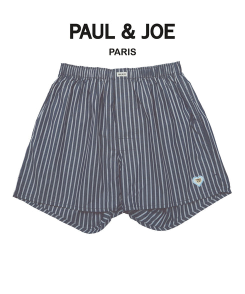 ポールアンドジョー PAUL&JOE 先染めストライプ+ハートワッペン メンズ トランクス