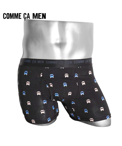コムサメン COMME CA MEN ベアスクールバス柄PT メンズ ボクサーパンツ