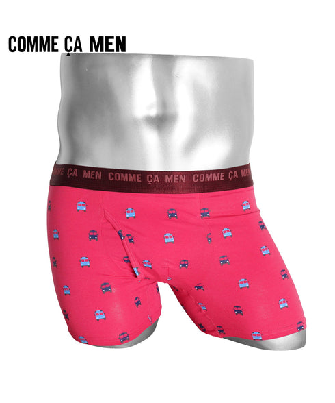 コムサメン COMME CA MEN ベアスクールバス柄PT メンズ ボクサーパンツ