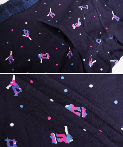 コムサメン COMME CA MEN ベアスケボー柄PT メンズ ボクサーパンツ