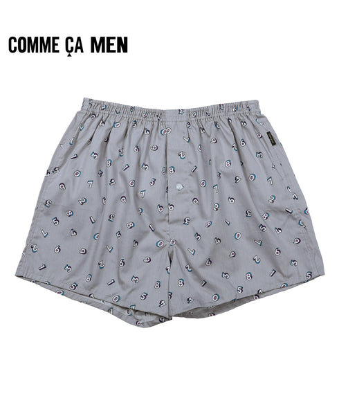 コムサメン COMME CA MEN ブロードブロック数字柄PT メンズ トランクス