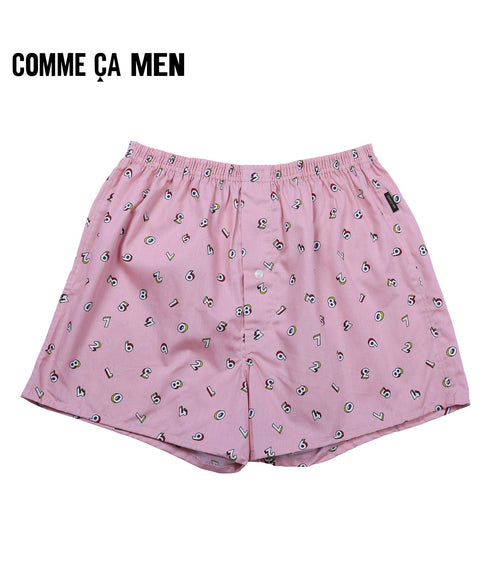 コムサメン COMME CA MEN ブロードブロック数字柄PT メンズ トランクス