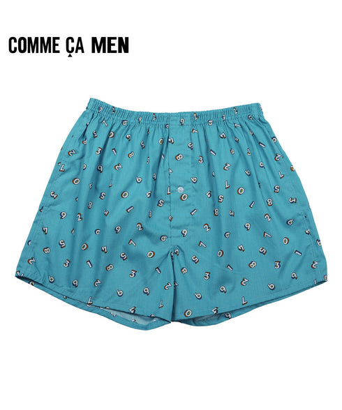 コムサメン COMME CA MEN ブロードブロック数字柄PT メンズ トランクス