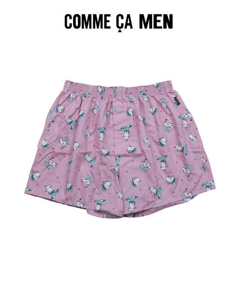 コムサメン COMME CA MEN ブロードムーミン&BOOK柄PT メンズ トランクス