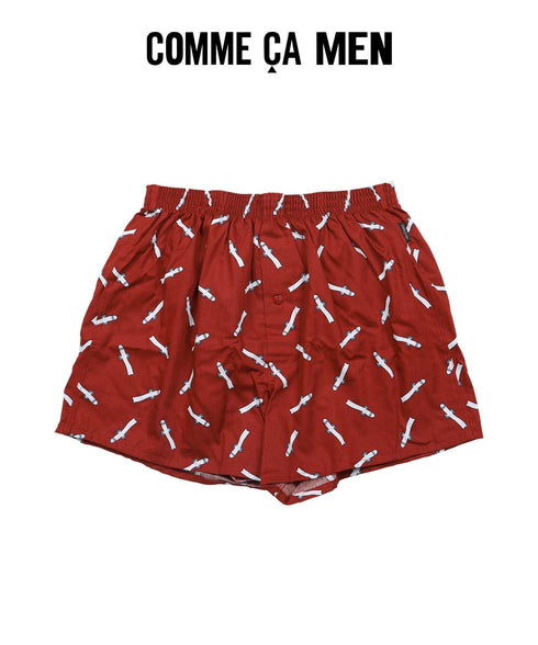 コムサメン COMME CA MEN ブロードにょろにょろ柄PT メンズ トランクス