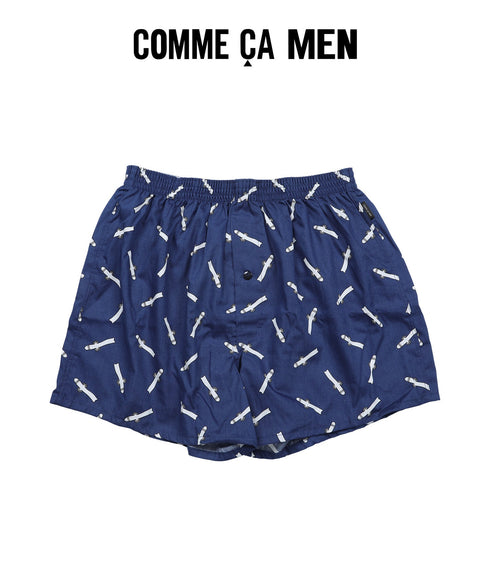 コムサメン COMME CA MEN ブロードにょろにょろ柄PT メンズ トランクス