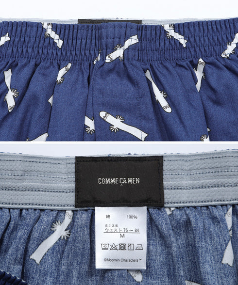 コムサメン COMME CA MEN ブロードにょろにょろ柄PT メンズ トランクス