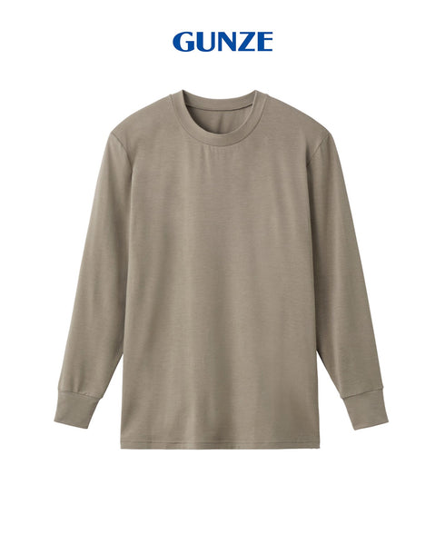 グンゼ GUNZE HOT MAGIC ファイヤーアセドロン メンズ Vネック長袖インナー 【メール便】