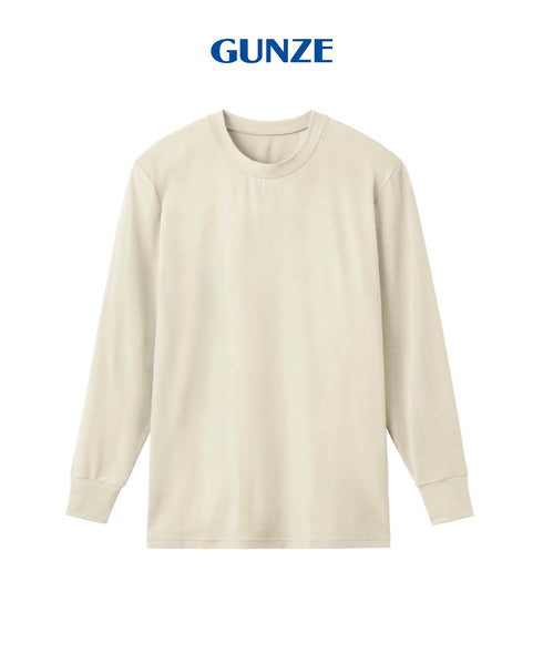 グンゼ GUNZE HOT MAGIC ファイヤーアセドロン メンズ Vネック長袖インナー 【メール便】|下着 おしゃれ 人気 クリスマス プレゼント 彼氏