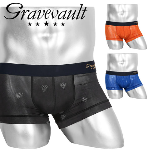 グレイブボールト Gravevault MARK メンズ ローライズ ボクサーパンツ 【メール便】