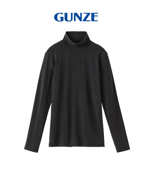 グンゼ GUNZE HOT MAGIC ファイヤーアセドロン レディース ハイネック長袖インナー 【メール便】