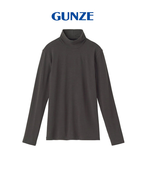 グンゼ GUNZE HOT MAGIC ファイヤーアセドロン レディース ハイネック長袖インナー 【メール便】