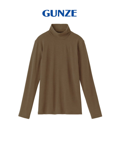 グンゼ GUNZE HOT MAGIC ファイヤーアセドロン レディース ハイネック長袖インナー 【メール便】