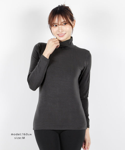 グンゼ GUNZE HOT MAGIC ファイヤーアセドロン レディース ハイネック長袖インナー 【メール便】