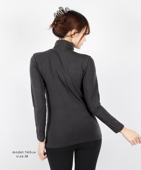 グンゼ GUNZE HOT MAGIC ファイヤーアセドロン レディース ハイネック長袖インナー 【メール便】
