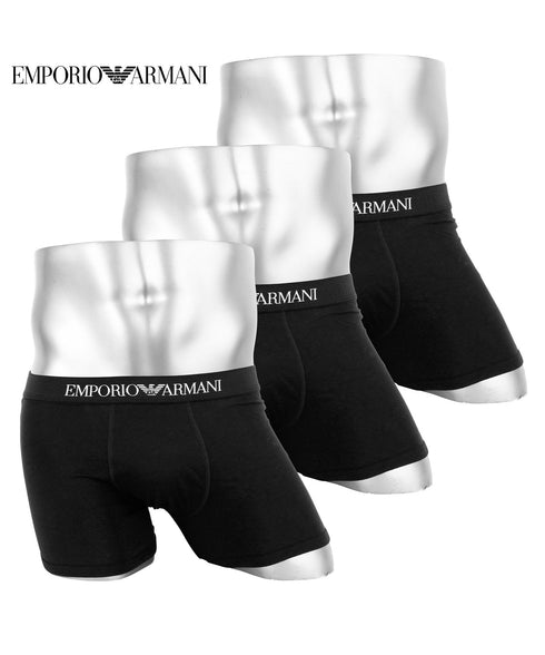 エンポリオ アルマーニ EMPORIO ARMANI ワケあり 【3枚セット】Genuine cotton with Logo band メンズ ボクサーパンツ 【メール便】 cts
