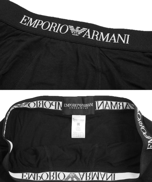 エンポリオ アルマーニ EMPORIO ARMANI ワケあり 【3枚セット】Genuine cotton with Logo band メンズ ボクサーパンツ 【メール便】 cts