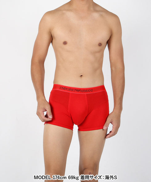 エンポリオ アルマーニ EMPORIO ARMANI ワケあり 【3枚セット】Genuine cotton with Logo band メンズ ボクサーパンツ 【メール便】 cts