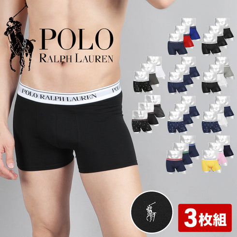 ポロ ラルフローレン POLO RALPH LAUREN 【3枚セット】CLSSIC TRUNK メンズ ボクサーパンツ 下着 おしゃれ 人気 プレゼント 彼氏