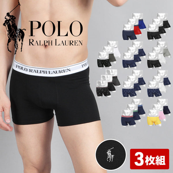 ポロ ラルフローレン POLO RALPH LAUREN 【3枚セット】CLSSIC TRUNK メンズ ボクサーパンツ