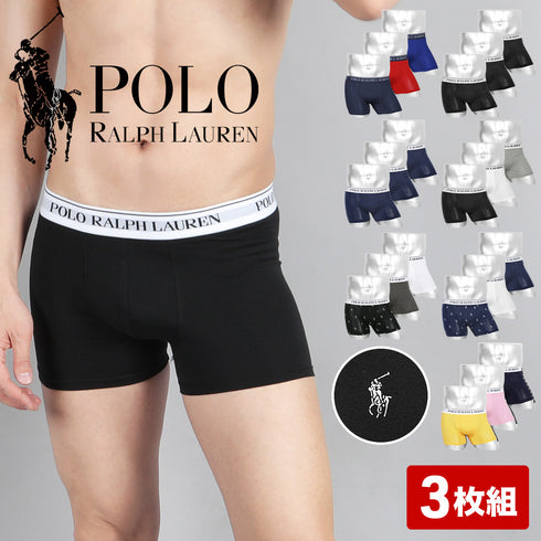 ポロ ラルフローレン POLO RALPH LAUREN 【3枚セット】CLSSIC TRUNK メンズ ボクサーパンツ