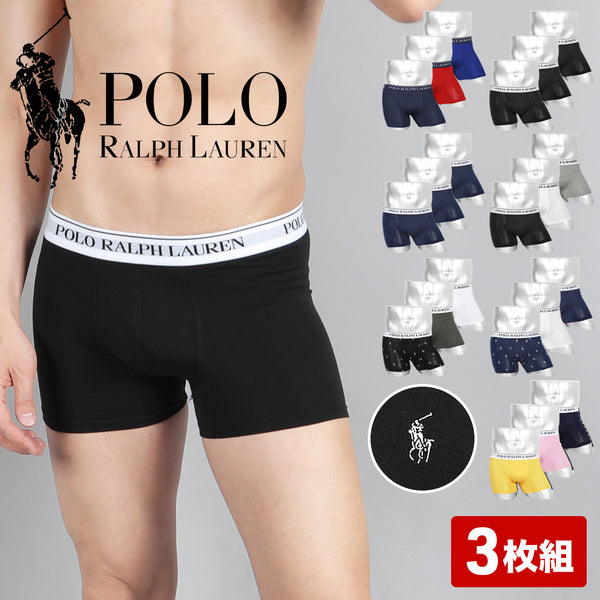 ポロ ラルフローレン POLO RALPH LAUREN 【3枚セット】CLSSIC TRUNK メンズ ボクサーパンツ