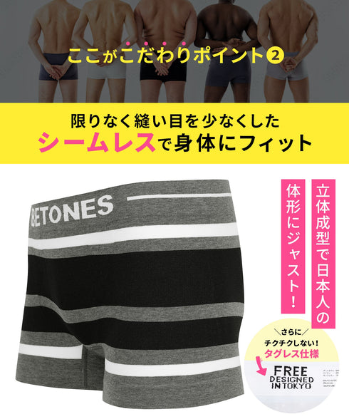 ビトーンズ BETONES BREATH メンズ ボクサーパンツ 【メール便】|下着 おしゃれ 人気 クリスマス プレゼント 彼氏
