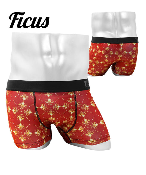フィークス FICUS Gold Arabesque メンズ ボクサーパンツ 【メール便】|下着 おしゃれ 人気 クリスマス プレゼント 彼氏
