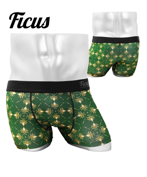 フィークス FICUS Gold Arabesque メンズ ボクサーパンツ 【メール便】|下着 おしゃれ 人気 クリスマス プレゼント 彼氏