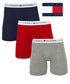 トミー ヒルフィガー TOMMY HILFIGER 【3枚セット】Cotton Classics Core Plus メンズ ロングボクサーパンツ プレゼント クリスマス ギフト 彼氏 夫 旦那