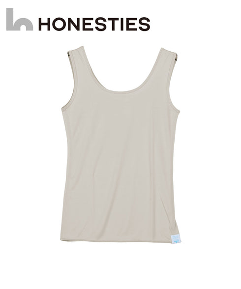 オネスティーズ HONESTIES 裏表前後なし レディース やわふわコットン さらつやシルキー タンクトップ 【メール便】|おしゃれ 人気 プレゼント 彼氏