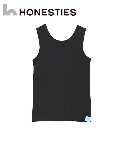 オネスティーズ HONESTIES 裏表前後なし キッズ やわふわコットン さらつやシルキー タンクトップ 【メール便】