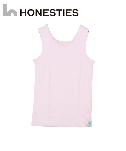 オネスティーズ HONESTIES 裏表前後なし キッズ やわふわコットン さらつやシルキー タンクトップ 【メール便】