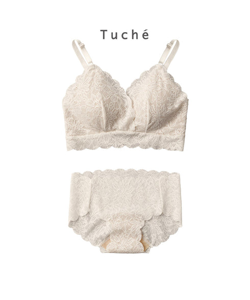 グンゼ GUNZE Tuche cherish moon レディース ブラ&ショーツ 上下セット