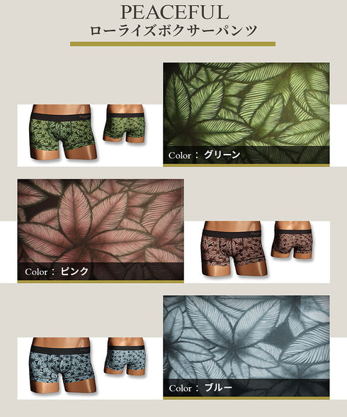 グレイブボールト Gravevault PEACEFUL メンズ ローライズ ボクサーパンツ 【メール便】