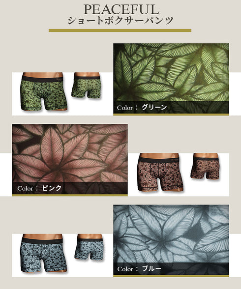 グレイブボールト Gravevault PEACEFUL メンズ ショート ボクサーパンツ 【メール便】