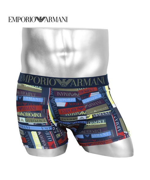 エンポリオ アルマーニ EMPORIO ARMANI ALL OVER EAGLE MICROFIBER TRUNK メンズ ローライズ ボクサーパンツ 【メール便】 cts