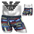 エンポリオ アルマーニ EMPORIO ARMANI ALL OVER EAGLE MICROFIBER TRUNK メンズ ローライズ ボクサーパンツ 【メール便】 cts