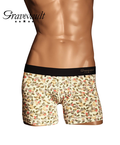 グレイブボールト Gravevault Pink Flamingo メンズ ショート ボクサーパンツ 【メール便】