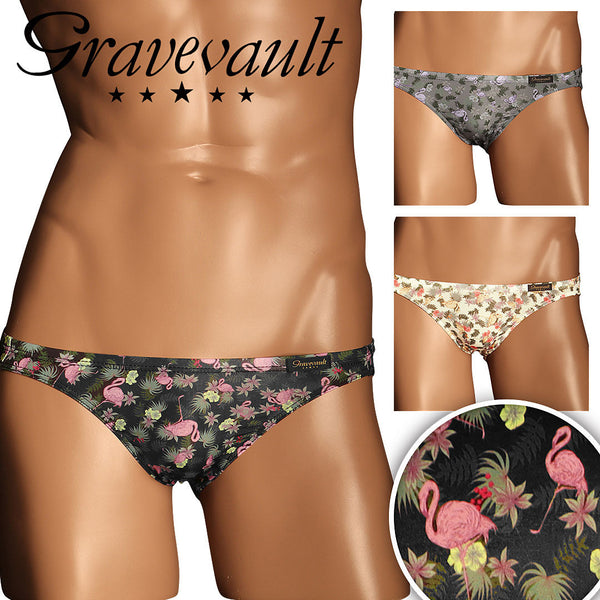 グレイブボールト Gravevault Pink Flamingo メンズ ビキニ 【メール便】