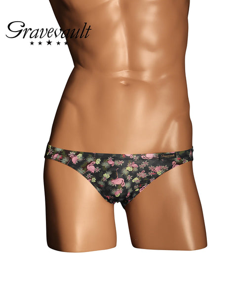 グレイブボールト Gravevault Pink Flamingo メンズ Tバック 【メール便】