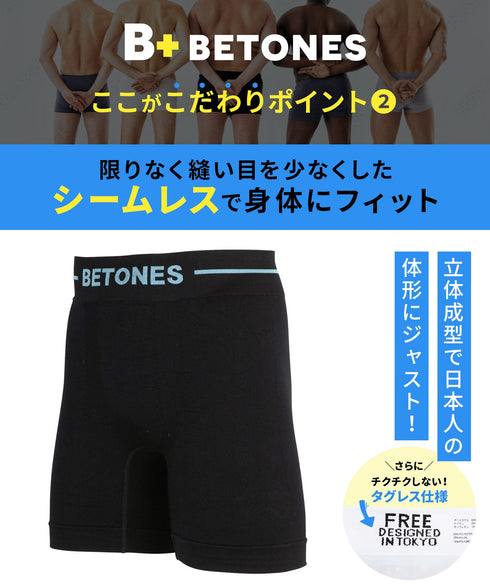 ビトーンズ BETONES B+ メンズ ボクサーパンツ 【メール便】