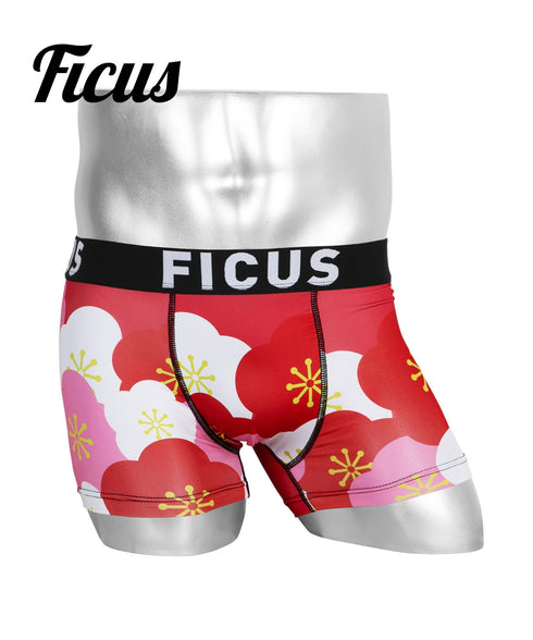 フィークス FICUS UMEEEEEEEEEE メンズ ボクサーパンツ 【メール便】|下着 おしゃれ 人気 花柄 クリスマス プレゼント 彼氏