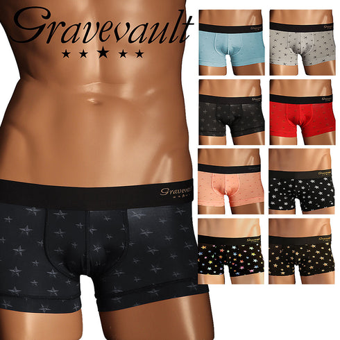 グレイブボールト Gravevault Star Stads メンズ ローライズ ボクサーパンツ 【メール便】