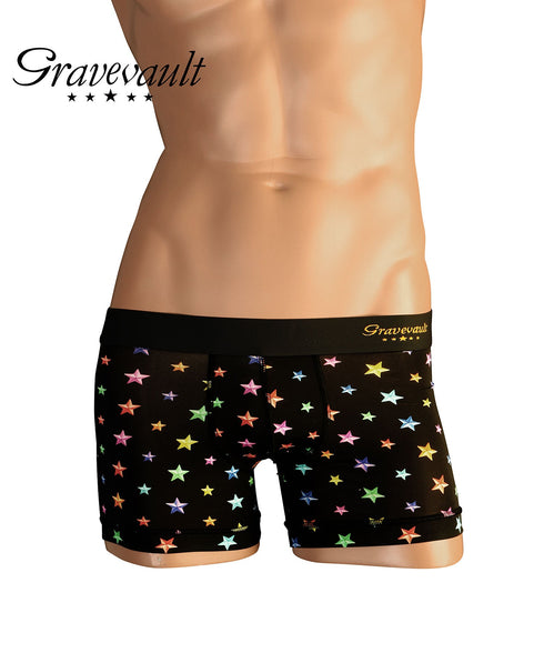 グレイブボールト Gravevault Star Stads メンズ ショート ボクサーパンツ 【メール便】