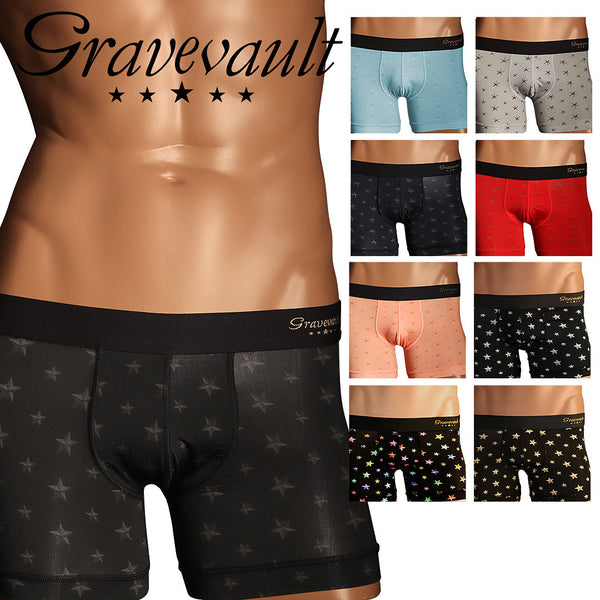 グレイブボールト Gravevault Star Stads メンズ ショート ボクサーパンツ 【メール便】