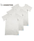 オネスティーズ HONESTIES 【3枚セット】裏表前後なし キッズ やわふわコットン インナーTシャツ