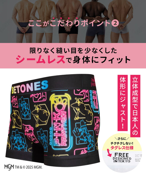 ビトーンズ BETONES ピンクパンサー Pink Panther メンズボクサーパンツ 【メール便】