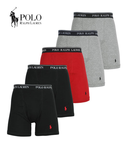 ポロ ラルフローレン POLO RALPH LAUREN 【5枚セット】CLASSIC FIT メンズ ロングボクサーパンツ|下着 おしゃれ 人気 クリスマス プレゼント 彼氏